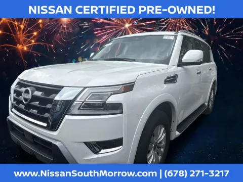 White 2024 Nissan Armada SV for sale in Morrow, GA