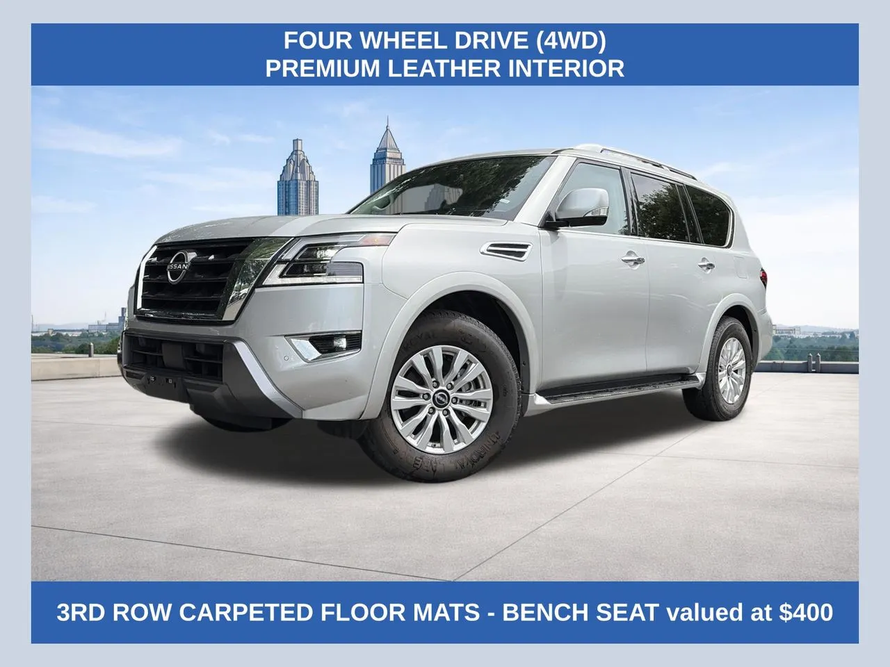 Silver 2024 Nissan Armada SV for sale in Morrow, GA