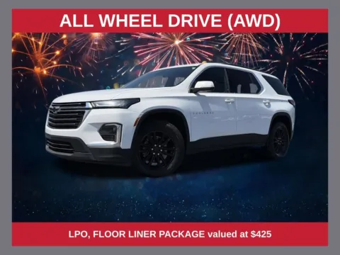 White 2023 Chevrolet Traverse LT Leather for sale in Morrow, GA