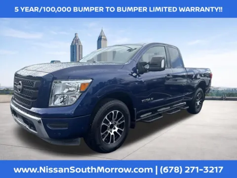 Blue 2023 Nissan Titan SV for sale in Morrow, GA