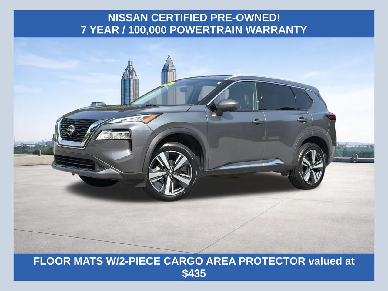 Gray 2023 Nissan Rogue SL for sale in Morrow, GA