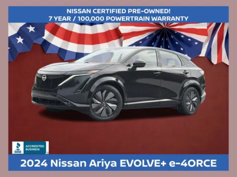 Green 2024 Nissan Ariya EVOLVE+ e-4ORCE for sale in Morrow, GA