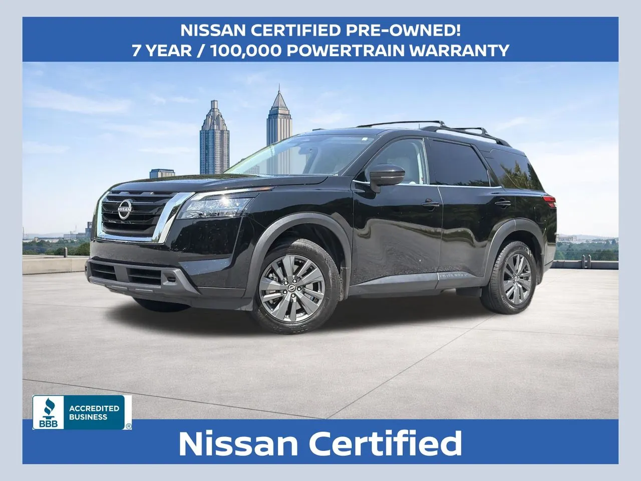 Black 2023 Nissan Pathfinder SV for sale in Morrow, GA