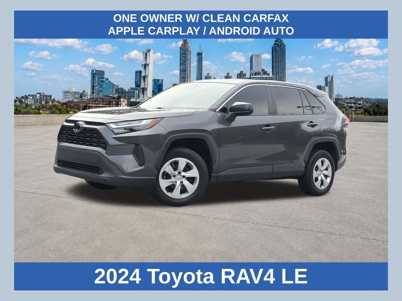 Gray 2024 Toyota RAV4 LE for sale in Morrow, GA
