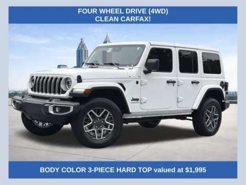 White 2025 Jeep Wrangler Sahara for sale in Morrow, GA