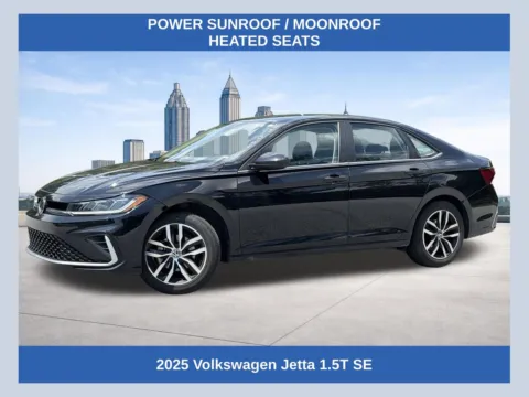 Black 2025 Volkswagen Jetta 1.5T SE for sale in Morrow, GA