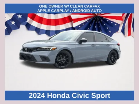 Gray 2024 Honda Civic Sport for sale in Morrow, GA