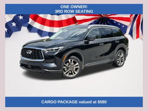 Black 2023 INFINITI QX60 LUXE for sale in Morrow, GA