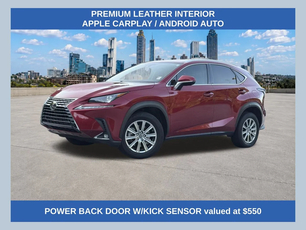 Red 2021 Lexus NX 300 Base for sale in Morrow, GA