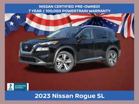 Black 2023 Nissan Rogue SL for sale in Morrow, GA