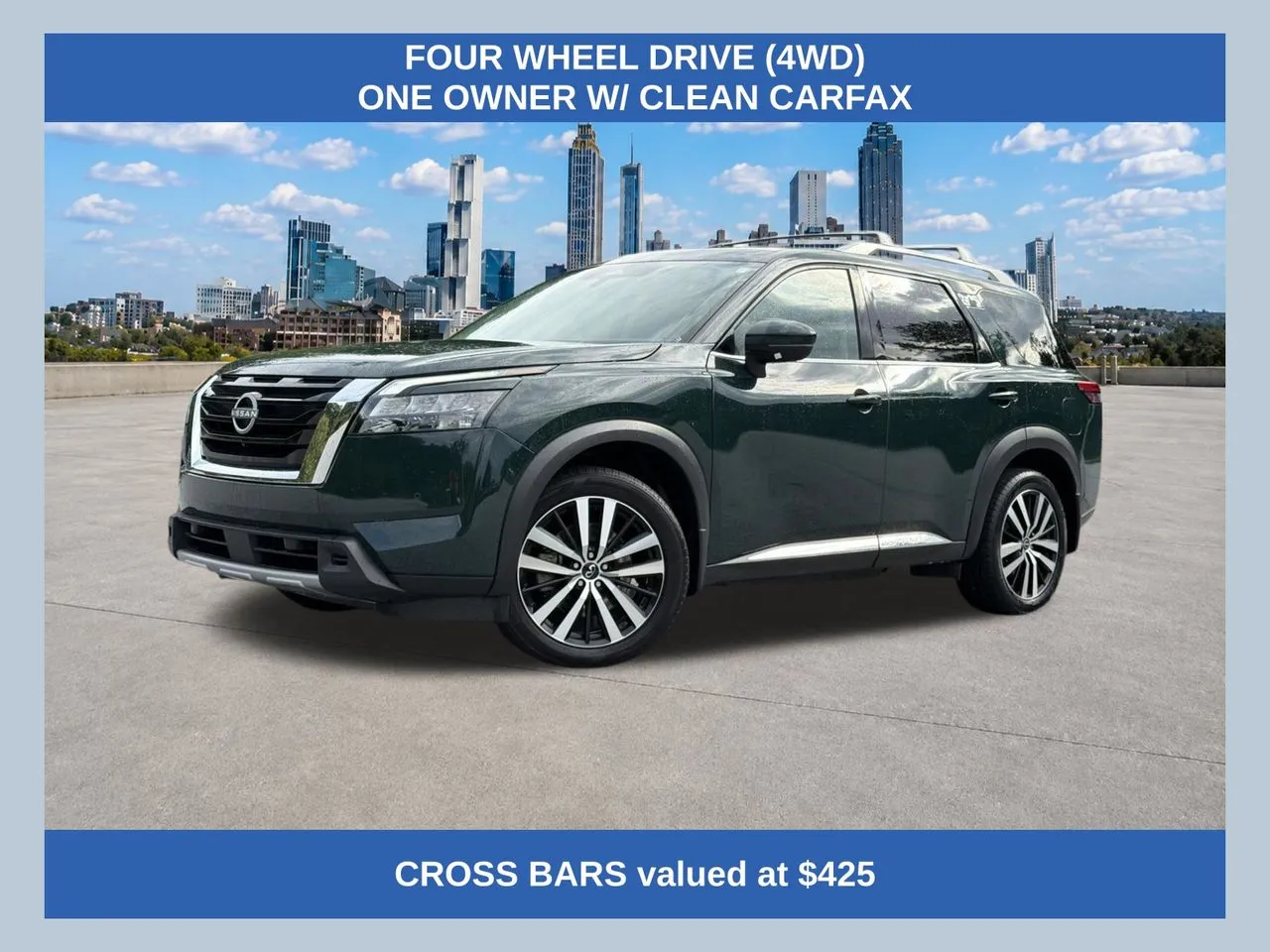 Green 2025 Nissan Pathfinder Platinum for sale in Morrow, GA
