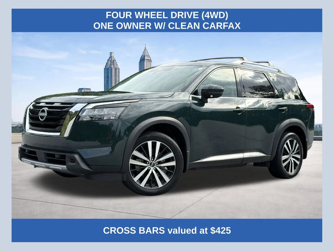 Green 2025 Nissan Pathfinder Platinum for sale in Morrow, GA