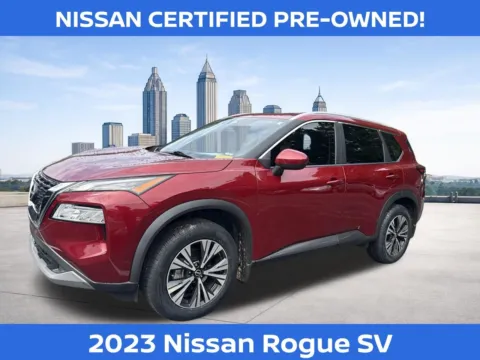 Red 2023 Nissan Rogue SV for sale in Morrow, GA