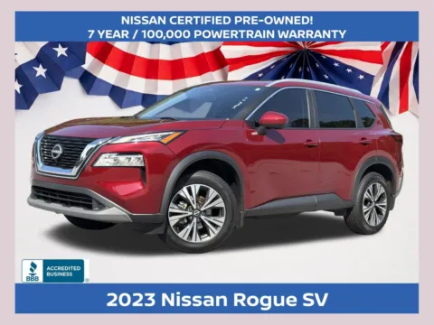 Red 2023 Nissan Rogue SV for sale in Morrow, GA