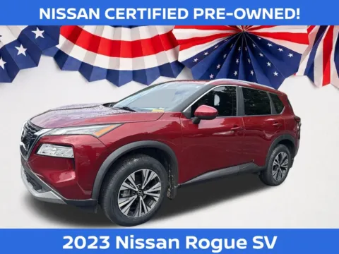 Red 2023 Nissan Rogue SV for sale in Morrow, GA