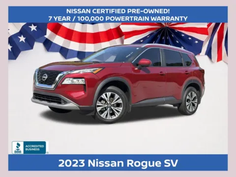 Red 2023 Nissan Rogue SV for sale in Morrow, GA