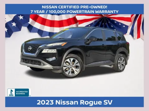 Black 2023 Nissan Rogue SV for sale in Morrow, GA