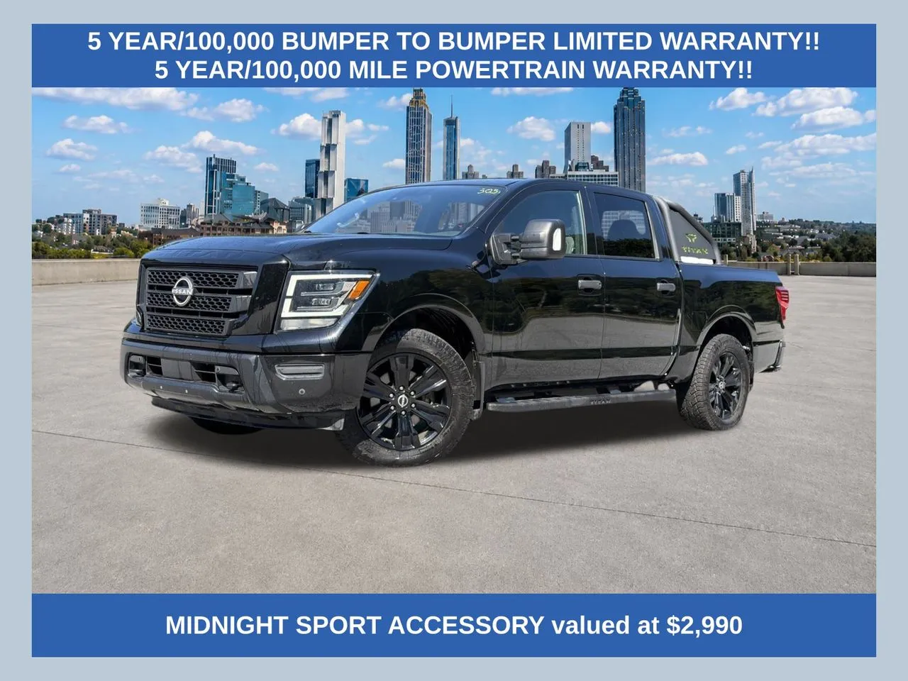 Black 2023 Nissan Titan SV for sale in Morrow, GA