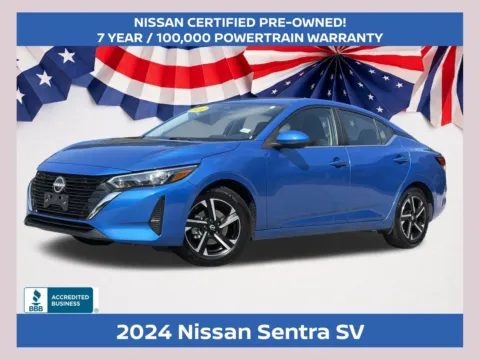 Blue 2024 Nissan Sentra SV for sale in Morrow, GA