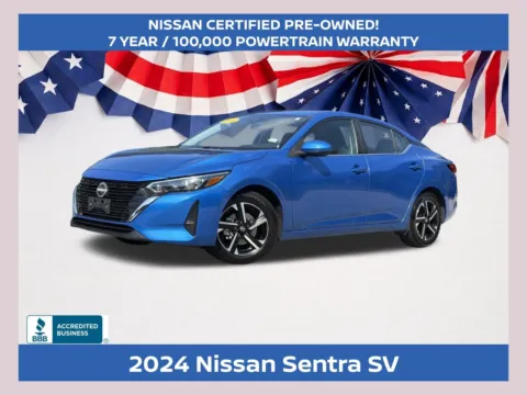 Blue 2024 Nissan Sentra SV for sale in Morrow, GA