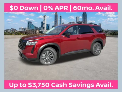 Red 2026 Nissan Pathfinder SV for sale in Morrow, GA