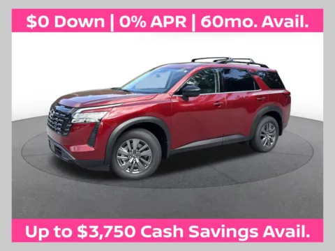 Red 2026 Nissan Pathfinder SV for sale in Morrow, GA