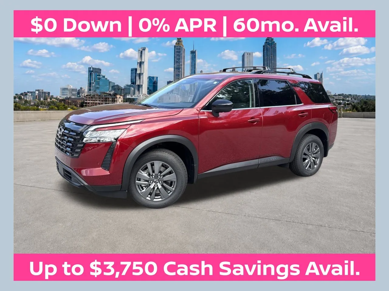 Red 2026 Nissan Pathfinder SV for sale in Morrow, GA