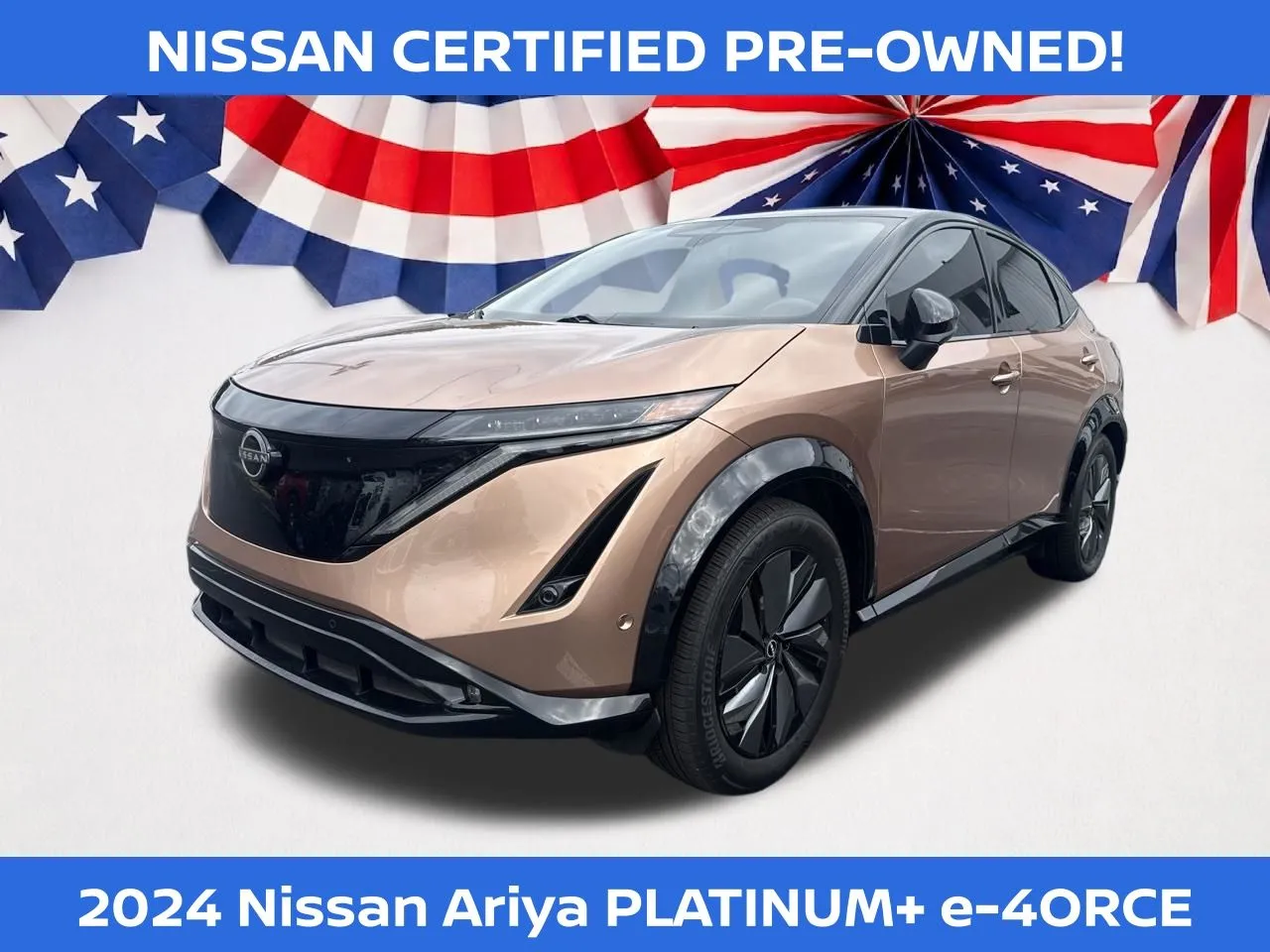 Used 2024 Nissan ARIYA Platinum+ with VIN JN1DF0CD9RM743490 for sale in Marietta, GA