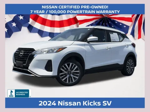White 2024 Nissan Kicks SV for sale in Morrow, GA