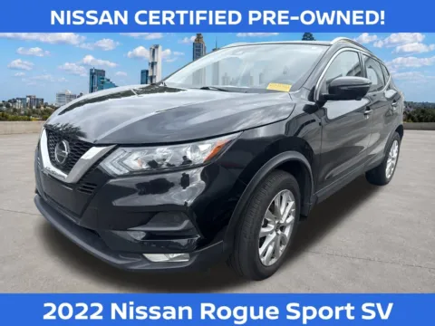 Black 2022 Nissan Rogue Sport SV for sale in Morrow, GA