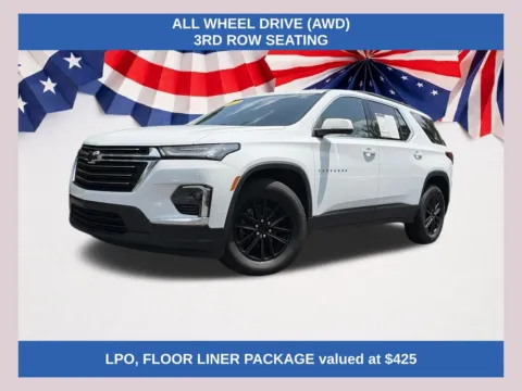 White 2023 Chevrolet Traverse LT Leather for sale in Morrow, GA