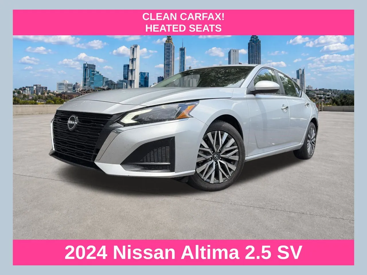 Silver 2024 Nissan Altima 2.5 SV for sale in Morrow, GA