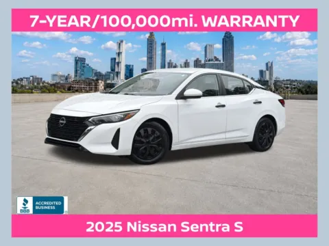 White 2025 Nissan Sentra S for sale in Morrow, GA