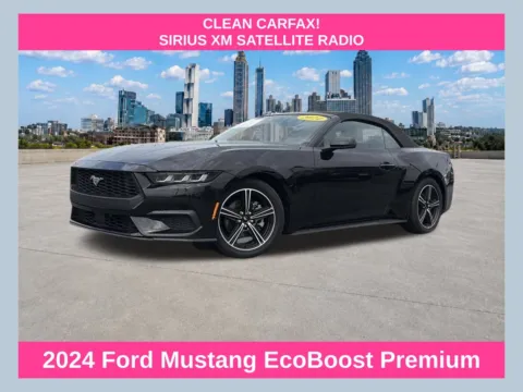 Black 2024 Ford Mustang EcoBoost Premium for sale in Morrow, GA