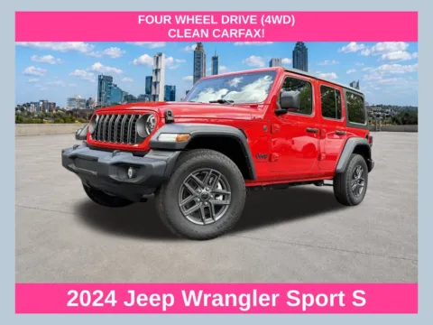Red 2024 Jeep Wrangler Sport S for sale in Morrow, GA