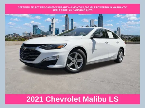 White 2021 Chevrolet Malibu LS for sale in Morrow, GA