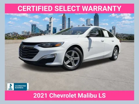 White 2021 Chevrolet Malibu LS for sale in Morrow, GA