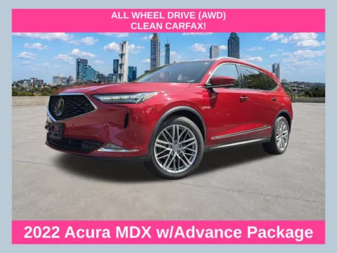 Red 2022 Acura MDX Advance for sale in Morrow, GA