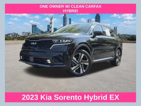 Black 2023 Kia Sorento Hybrid EX for sale in Morrow, GA