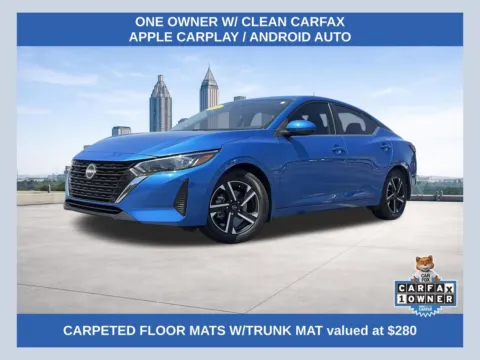 Blue 2024 Nissan Sentra SV for sale in Lithia Springs, GA
