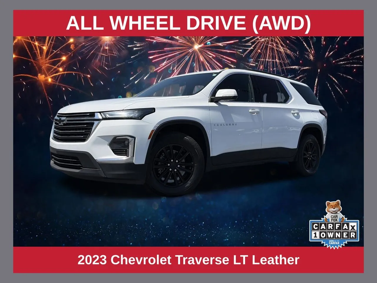 White 2023 Chevrolet Traverse LT Leather for sale in Lithia Springs, GA