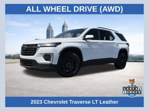 White 2023 Chevrolet Traverse LT Leather for sale in Lithia Springs, GA