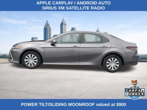 Photos of 2021 Toyota Camry Hybrid LE for sale in Lithia Springs, GA at Nissan of Lithia Springs