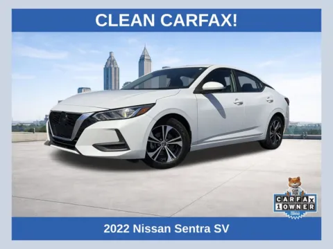White 2022 Nissan Sentra SV for sale in Lithia Springs, GA