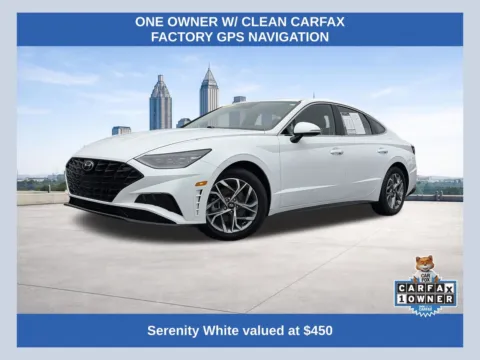 White 2023 Hyundai Sonata SEL for sale in Lithia Springs, GA