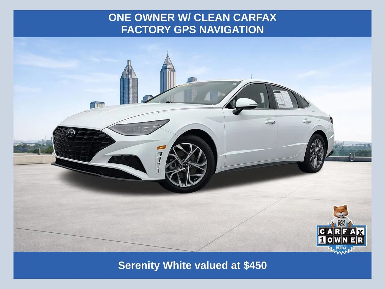 White 2023 Hyundai Sonata SEL for sale in Lithia Springs, GA