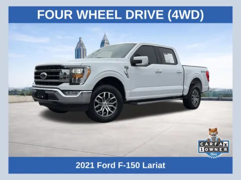 White 2021 Ford F-150 Lariat for sale in Lithia Springs, GA