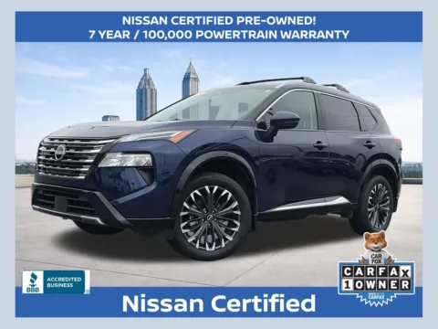 Blue 2025 Nissan Rogue Platinum for sale in Lithia Springs, GA