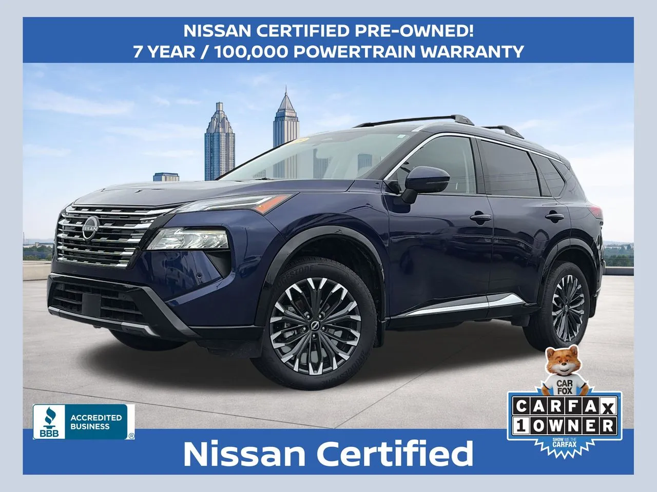 Blue 2025 Nissan Rogue Platinum for sale in Lithia Springs, GA