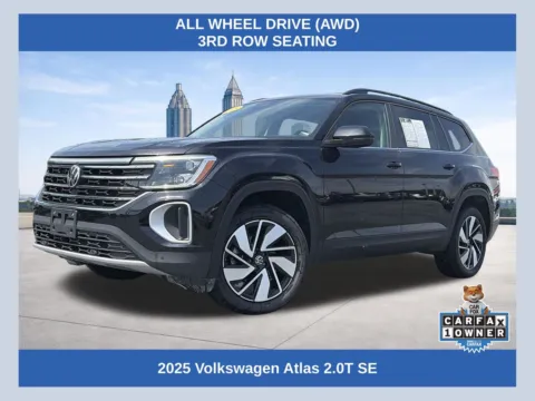 Black 2025 Volkswagen Atlas 2.0T SE w/Technology for sale in Lithia Springs, GA